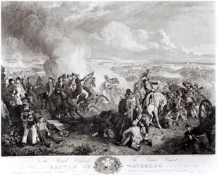 The Battle of Waterloo, 18th June 1815, Engraved by John Burnet (1784-1868), 1819